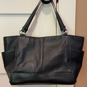 Coach pebbled leather tote.